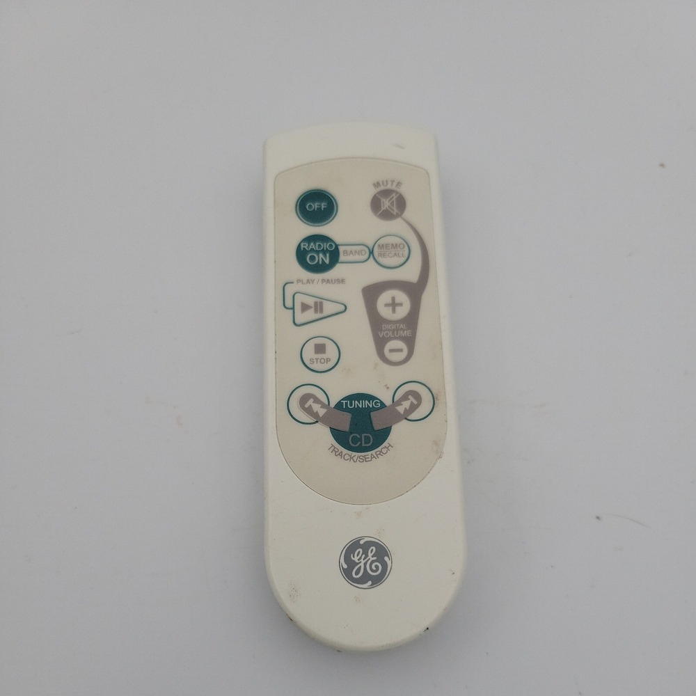 GE General Electric 00BRM05290U9 Remote Control White Replacement